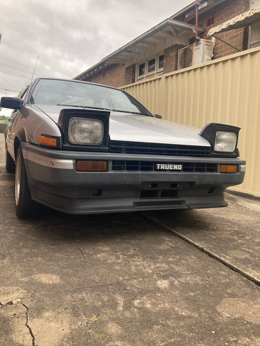 Toyota Sprinter AE86 Trueno front lip spoiler
