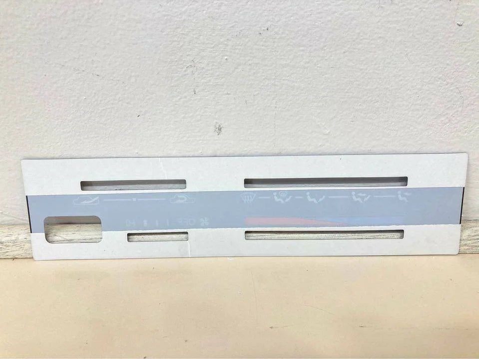 Toyota Sprinter AE86 Zenki Heater Control Decal