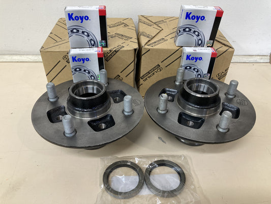 Toyota Sprinter AE86 Front hubs + KOYO Bearing kit