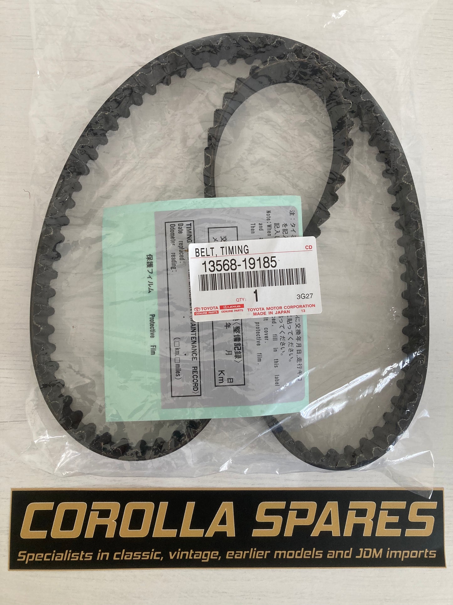 4AGE 20V Blacktop timing belt OEM