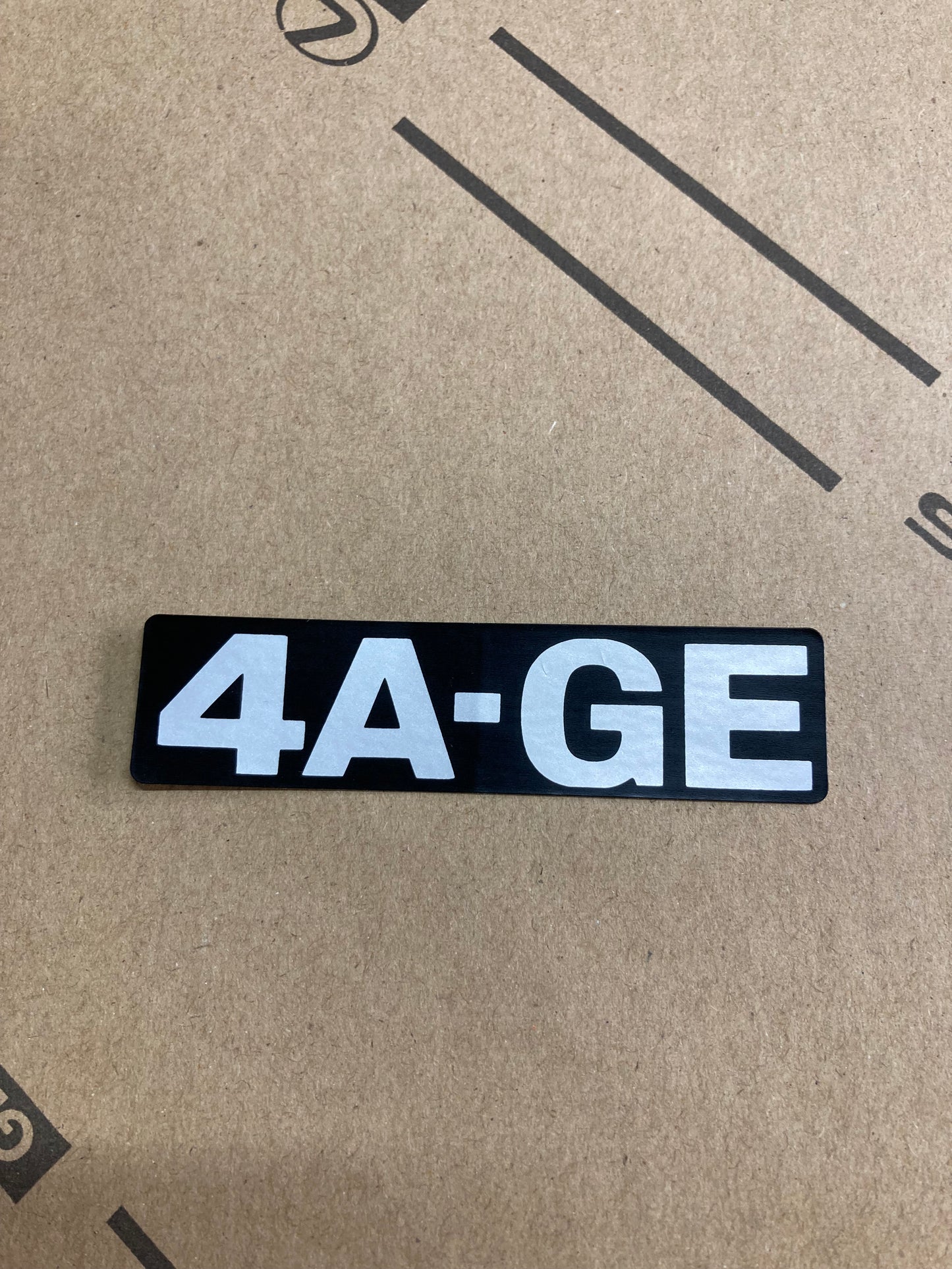 4AGE 16V Engine decal