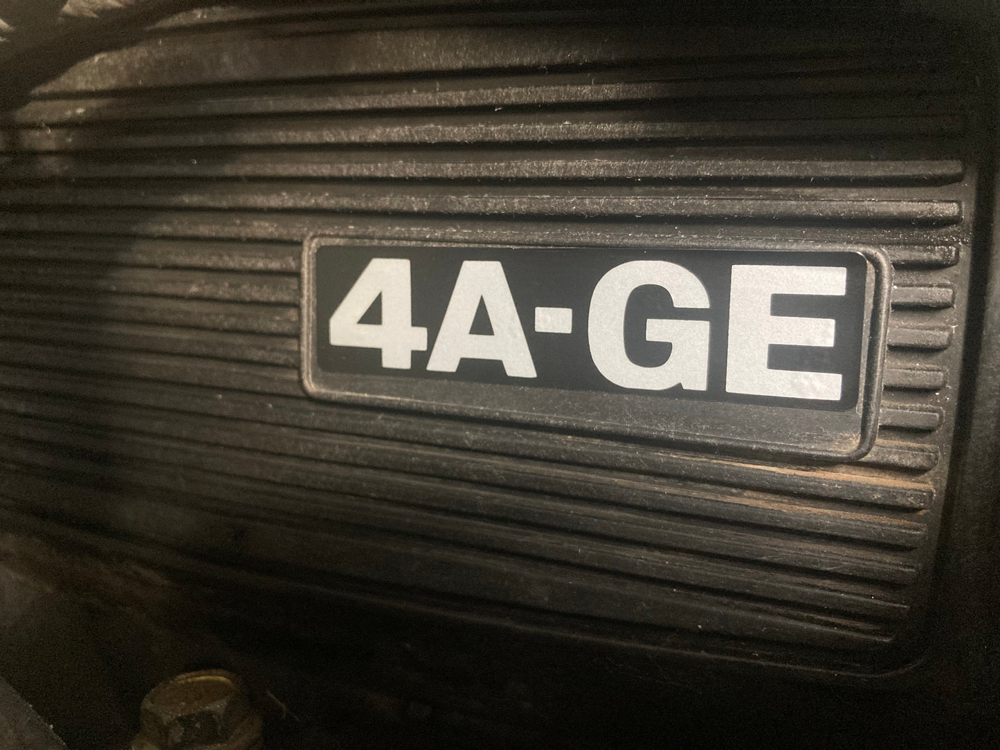 4AGE 16V Engine decal