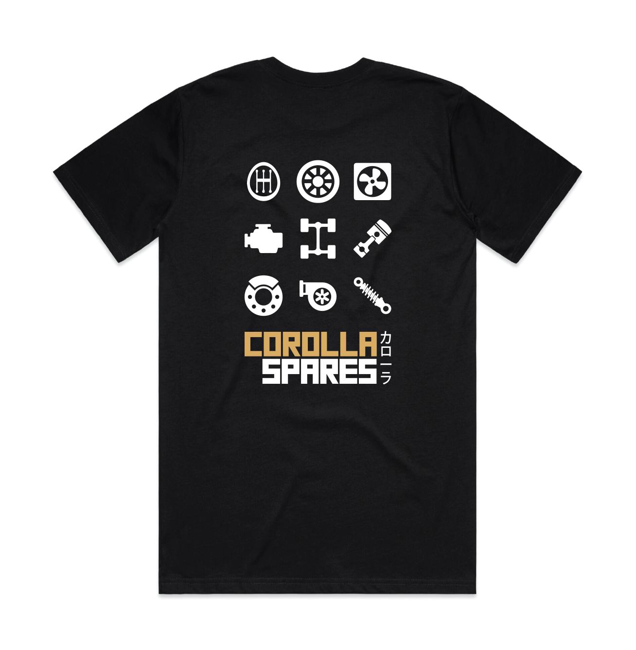 Corolla Spares Block Tees