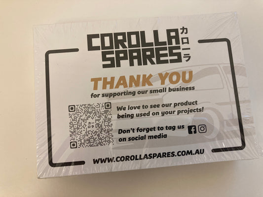 Corolla Spares Gift Card