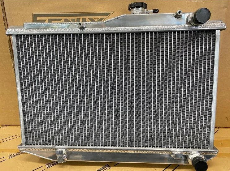 Toyota Sprinter AE86 Fenix alloy radiator + twin thermo fan shroud kit ...