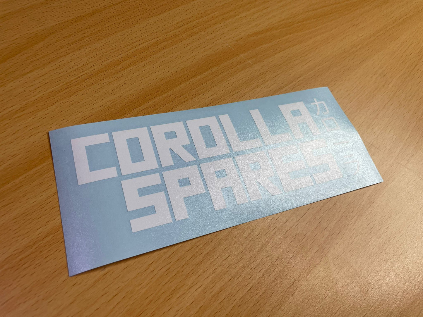 COROLLA SPARES STICKERS